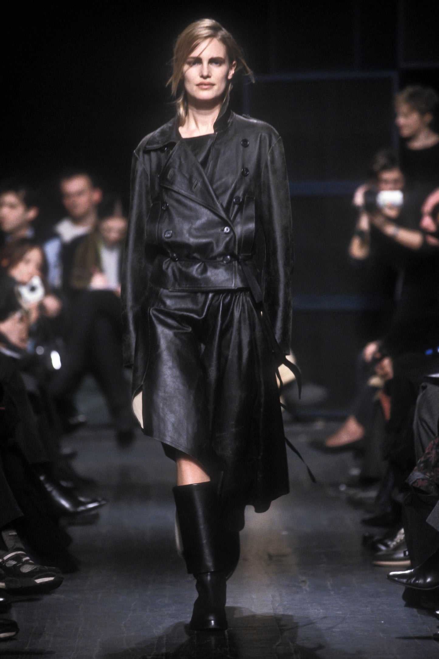 Ann Demeulemeester Fall 2000 Folded Thigh High Boot 43