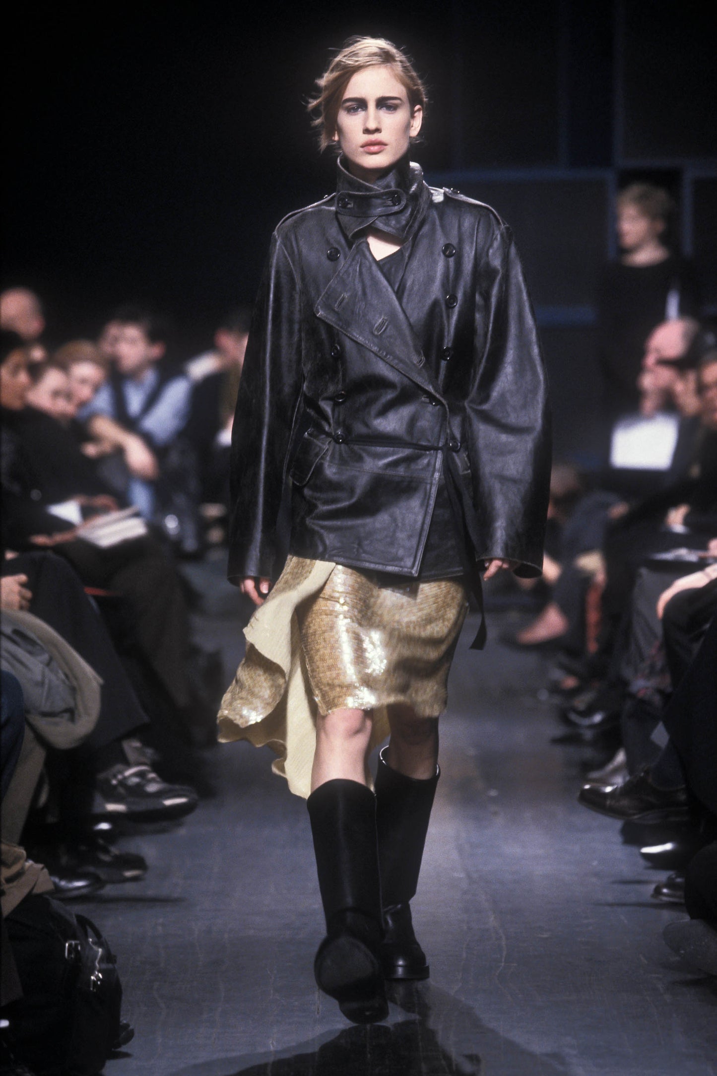 Ann Demeulemeester Fall 2000 Folded Thigh High Boot 43