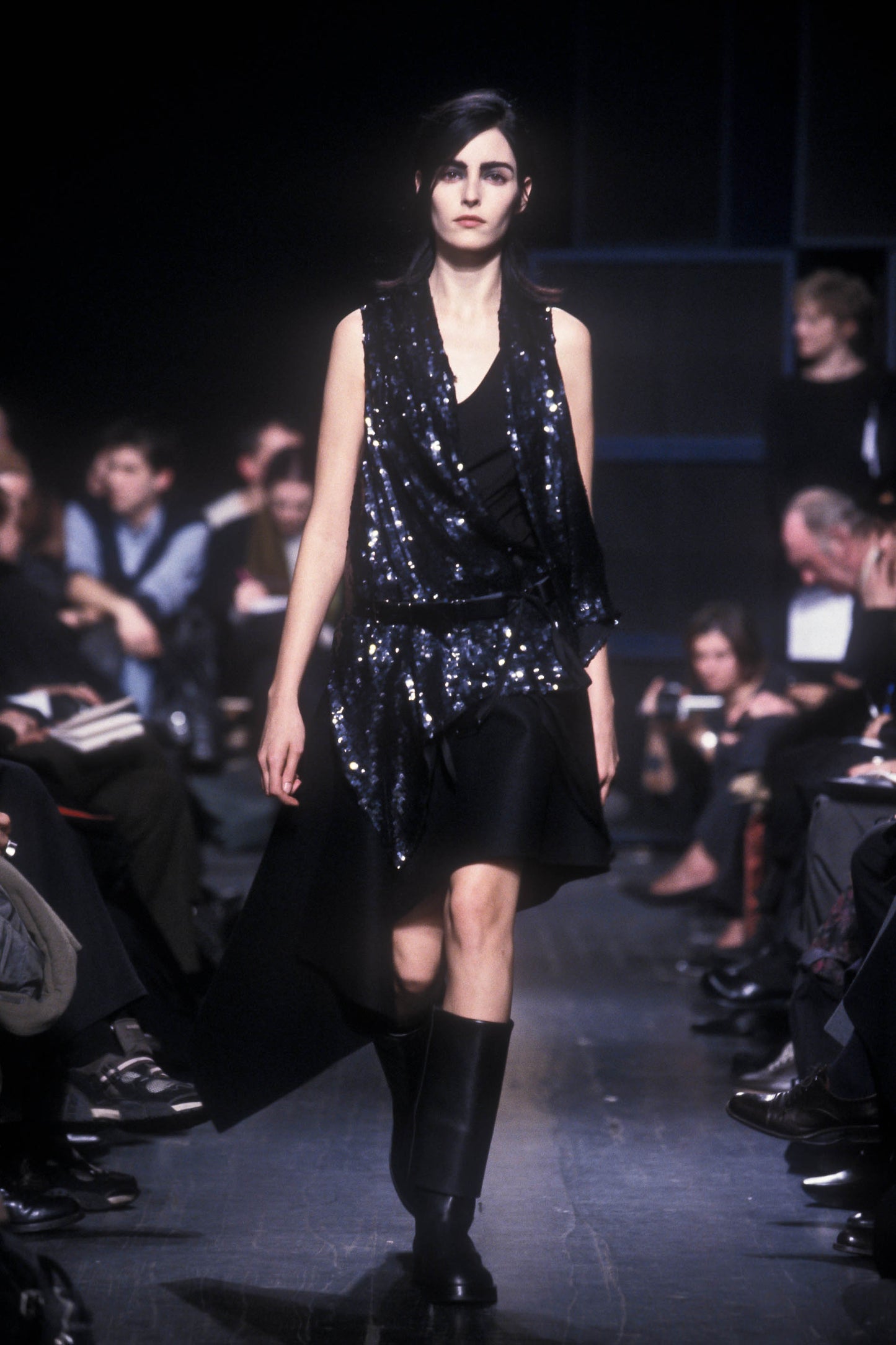 Ann Demeulemeester Fall 2000 Folded Thigh High Boot 43