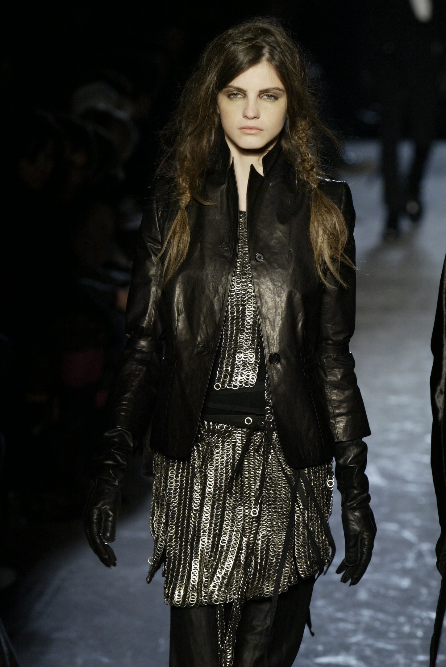 BWNT Ann Demeulemeester Fall 2004 Runway Leather Bondage Blazer Jacket