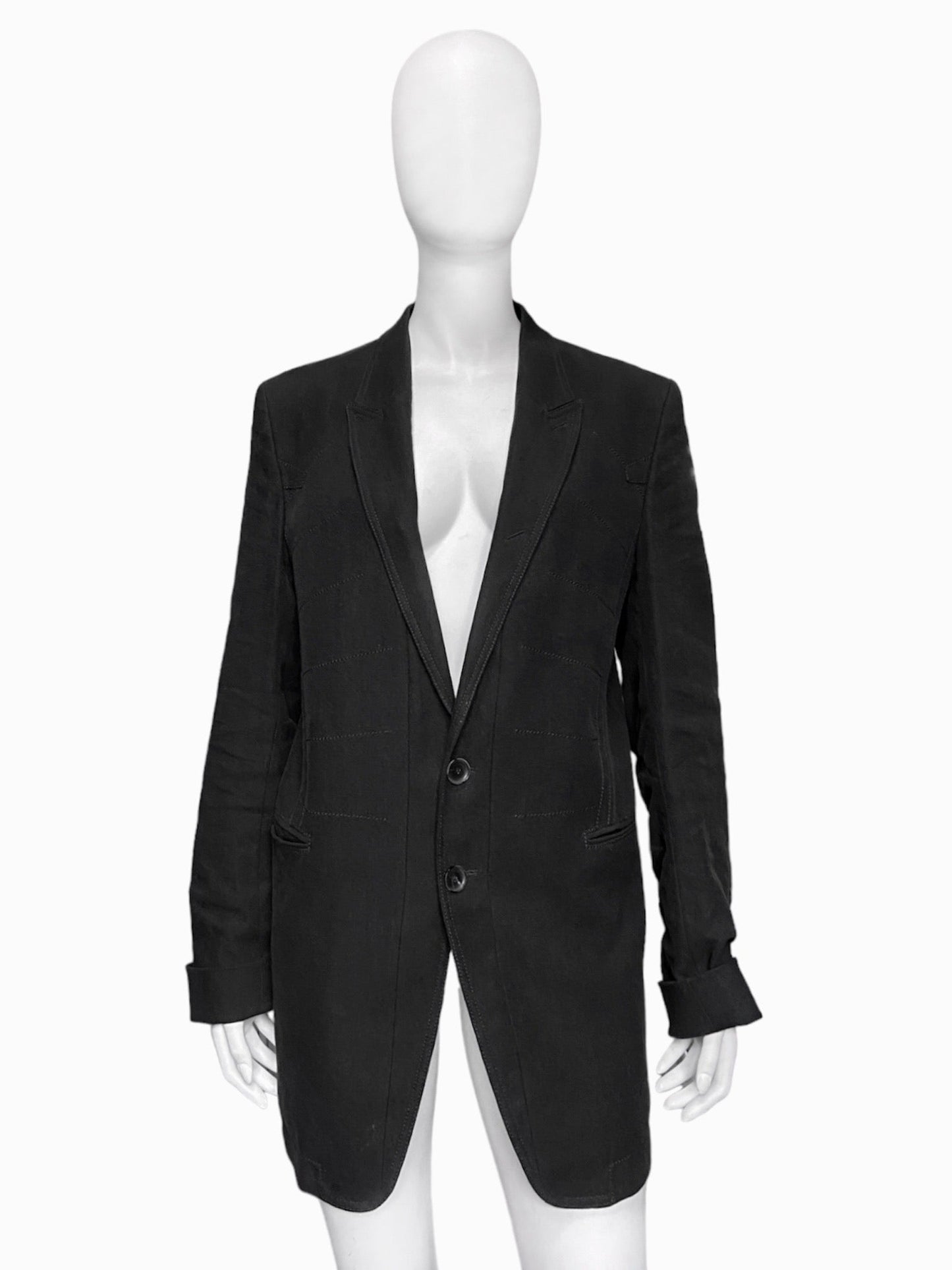 Ann Demeulemeester Spring 2012 Elongated Blazer