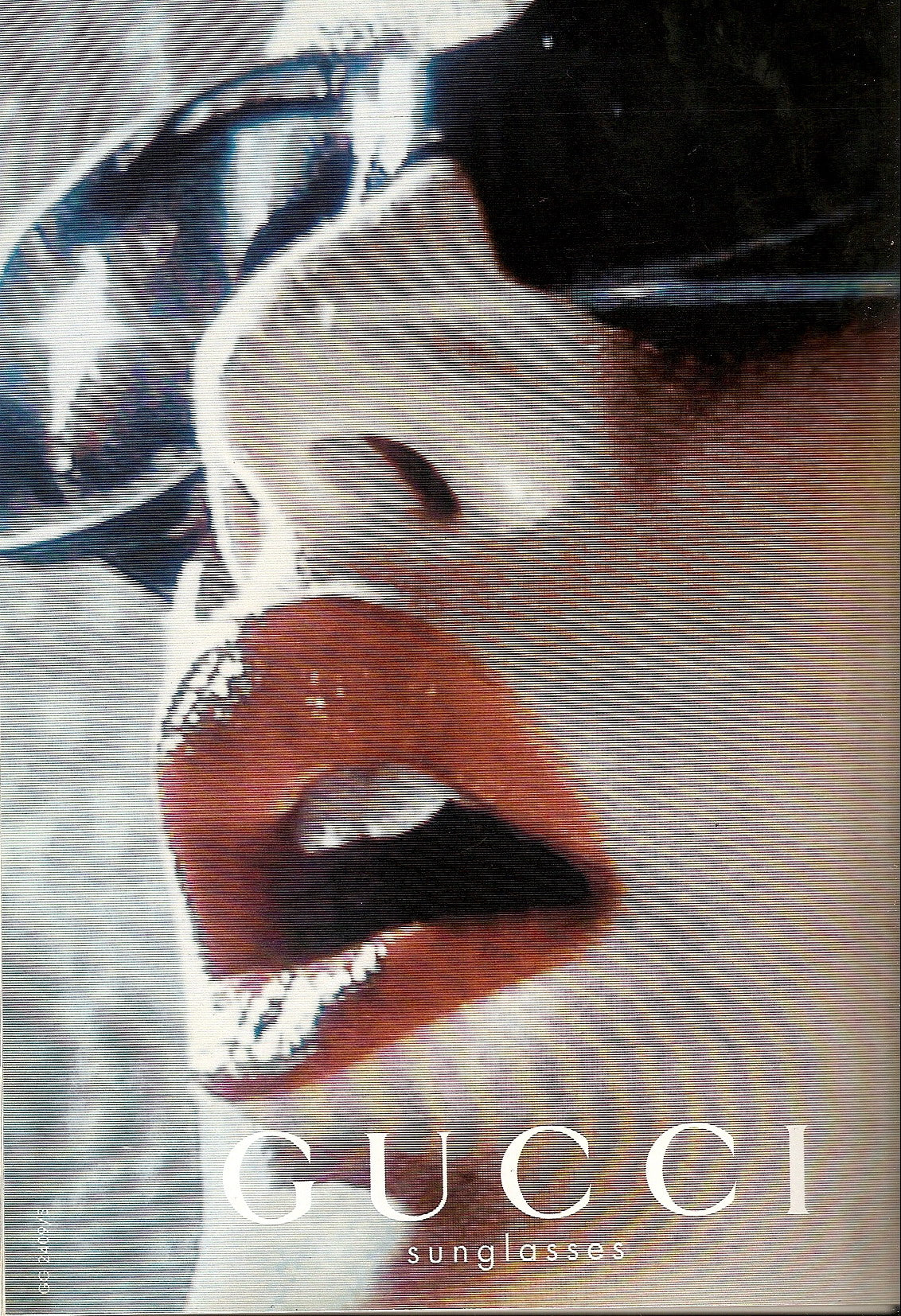 Gucci Spring 1998 Tom Ford Campaign Navy Sunglasses