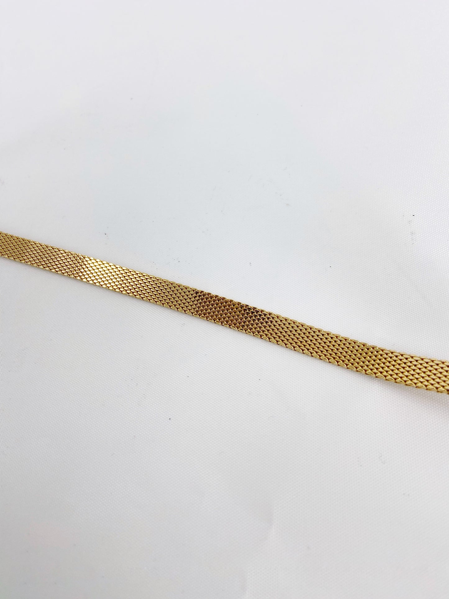 Gucci Fall 1996 Tom Ford Gold Mesh Skinny Snake Chain Belt 26