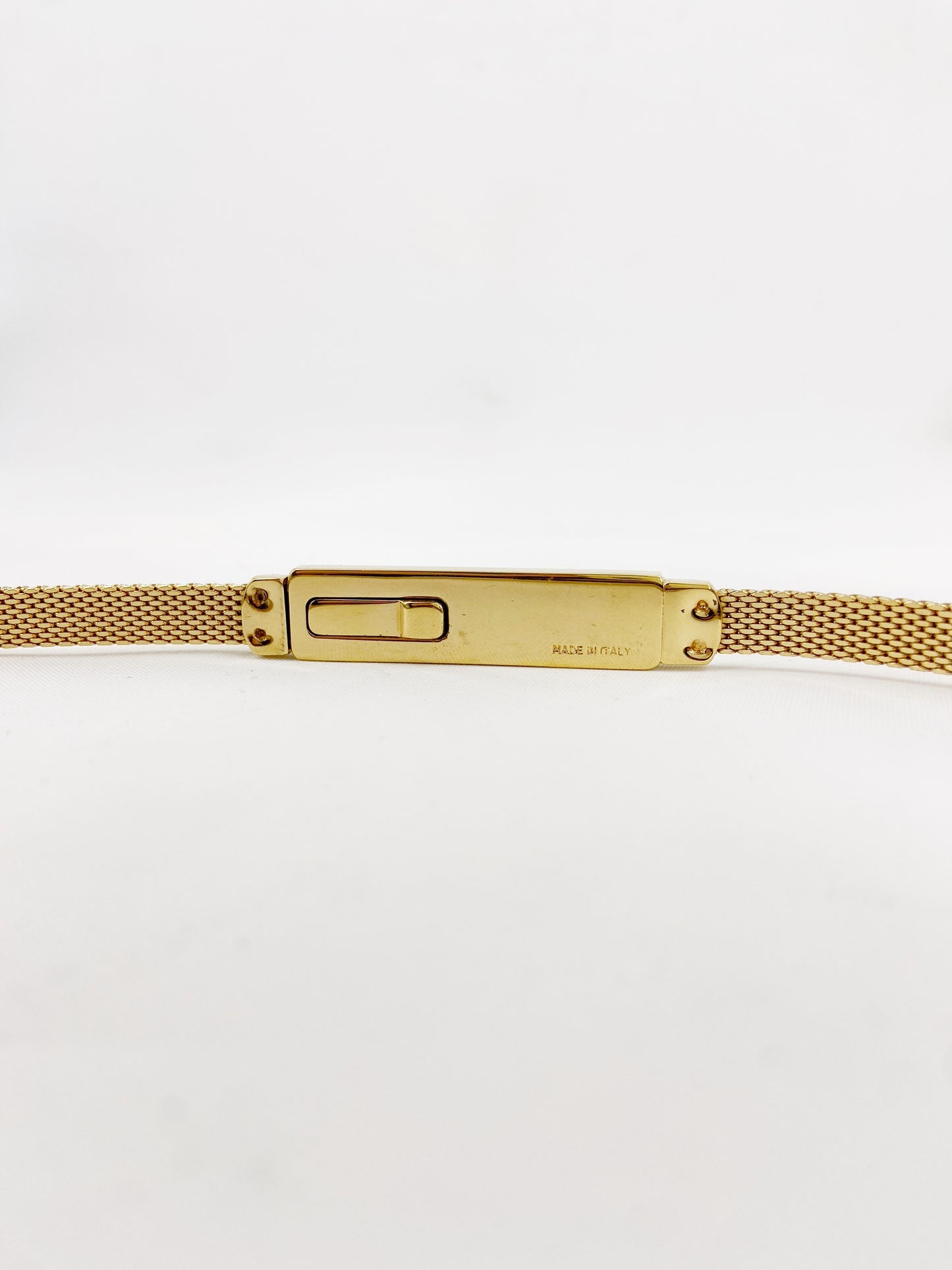 Gucci Fall 1996 Tom Ford Gold Mesh Skinny Snake Chain Belt 26