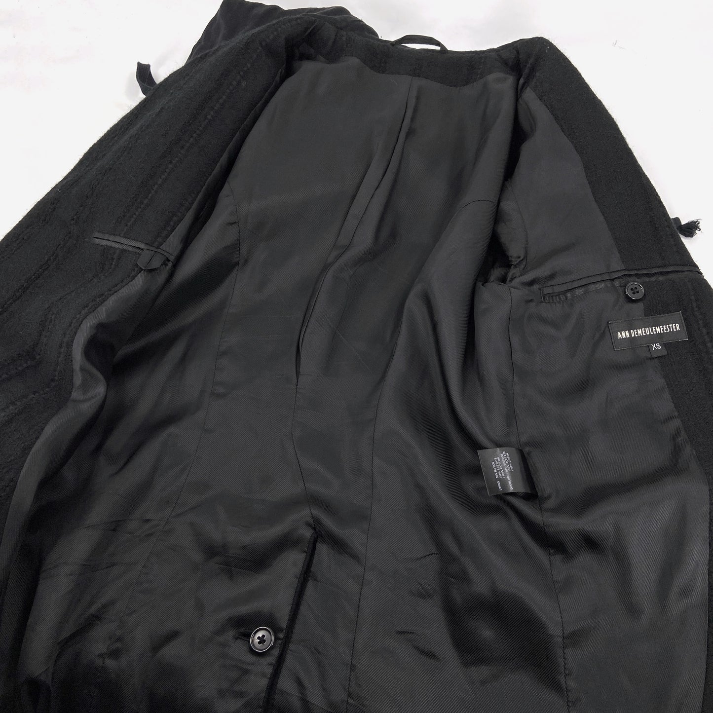 Ann Demeulemeester Fall 2009 Hooded Tweed Blazer Jacket