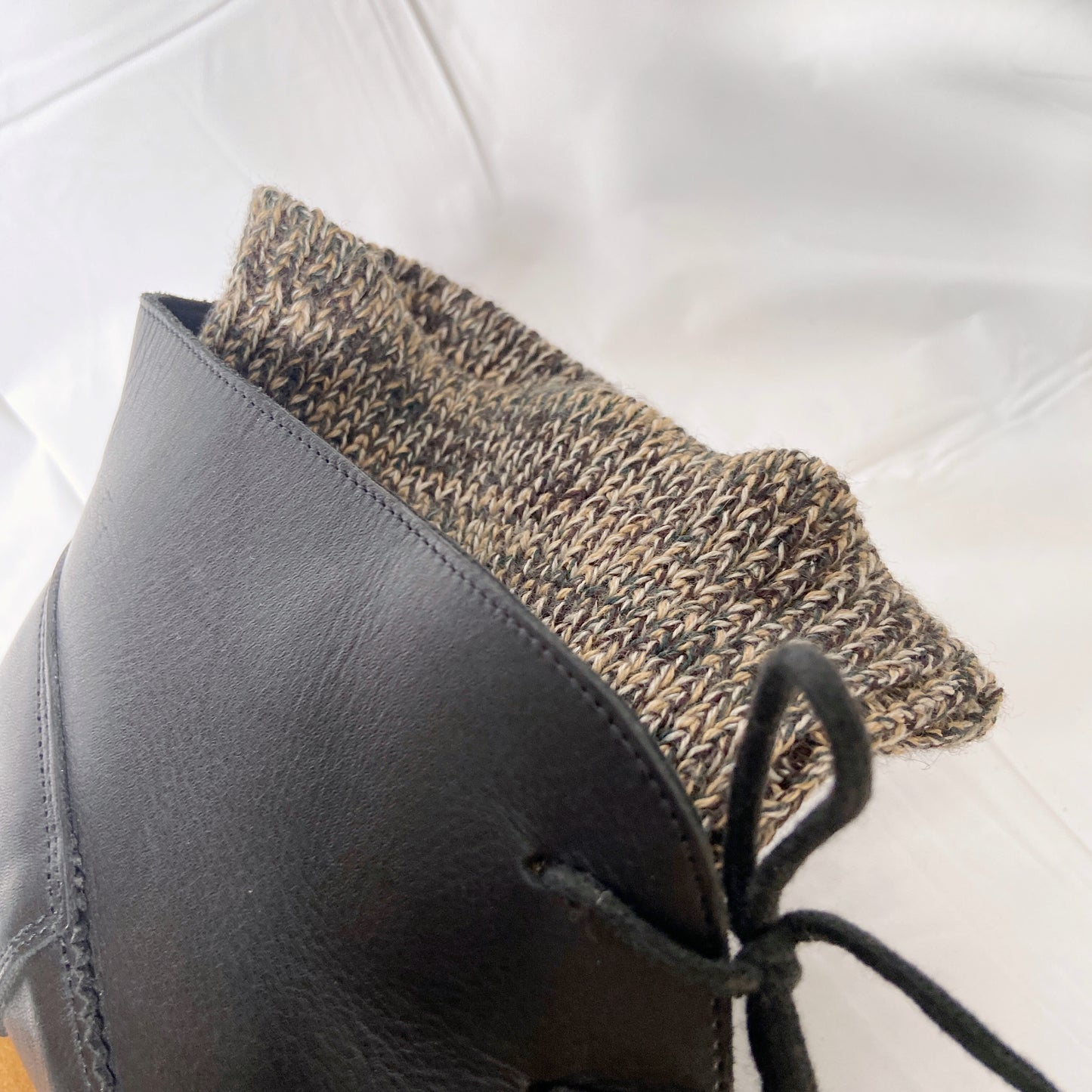Chloé Phoebe Philo High Heeled Platform Boots with Knitted Cover