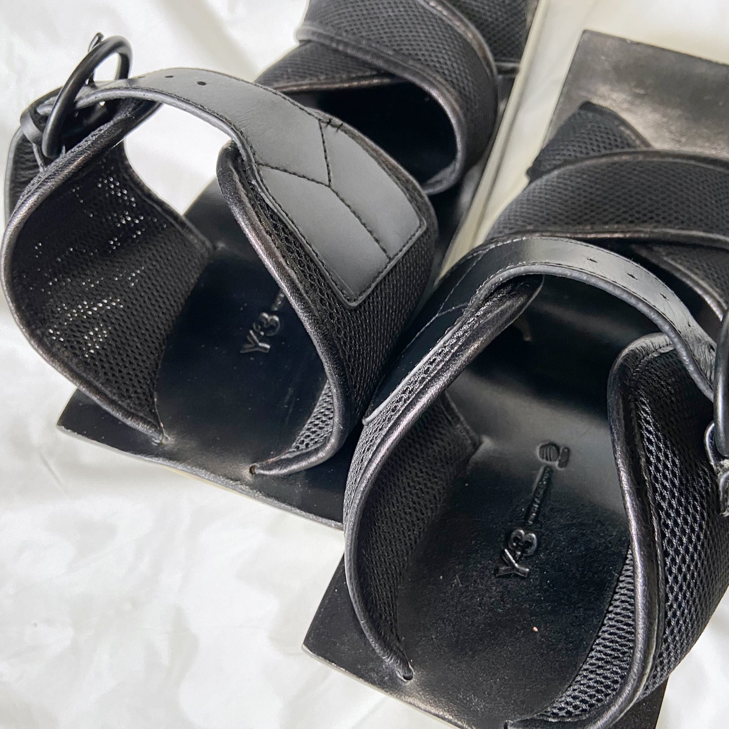 Y-3 Spring 2014 Yohji Yamamoto X Adidas “Hi! My Name Is YOHJI” Geta Platform Wedge Sandals