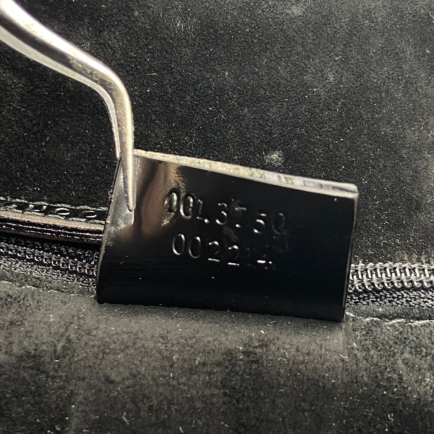 Gucci Fall 1999 Tom Ford Large Black Monogram Bucket Acrylic Ring Bag