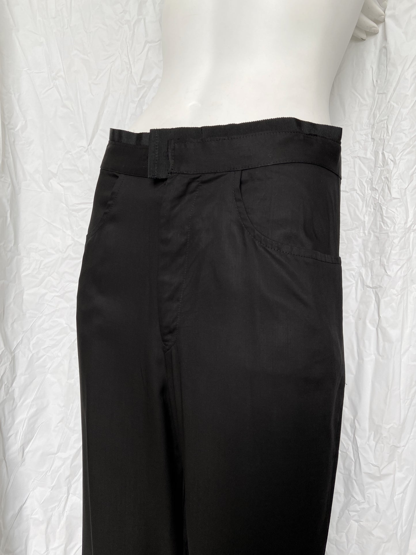 Yohji Yamamoto Spring 2004 Black Flared Pants 2