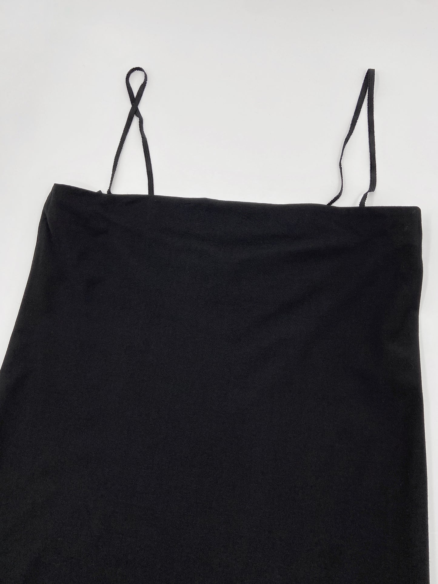 Gucci Spring 1997 Tom Ford Strapless Black Wool Tube Dress 44