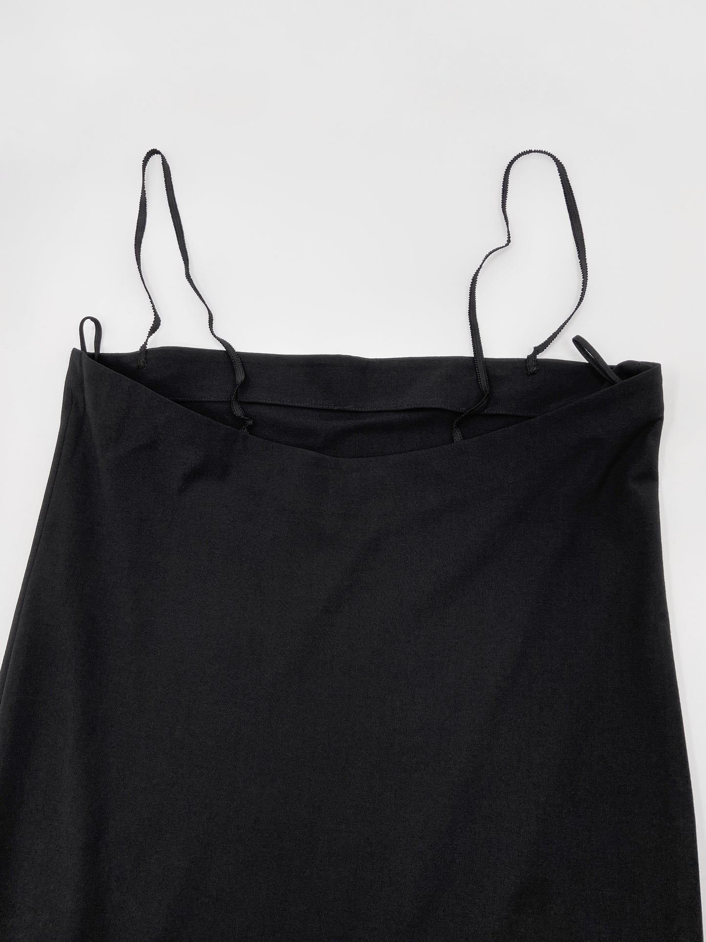 Gucci Spring 1997 Tom Ford Strapless Black Wool Tube Dress 44