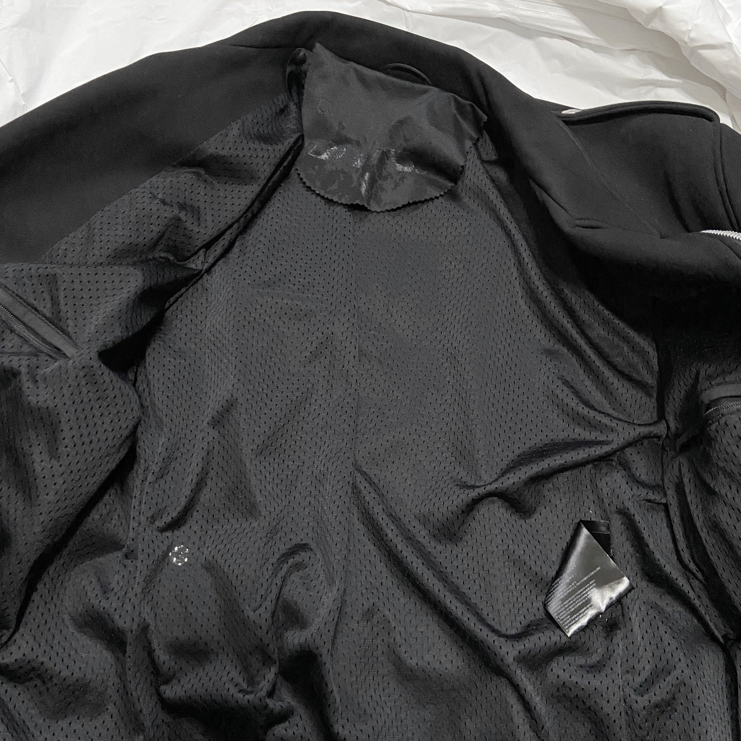 Yohji Yamamoto 2004 Daniese Polyester Biker Jacket