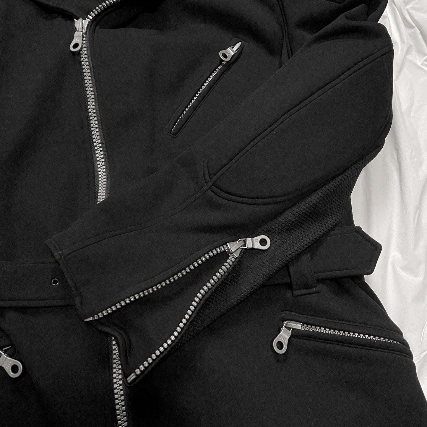 Yohji Yamamoto 2004 Daniese Polyester Biker Jacket