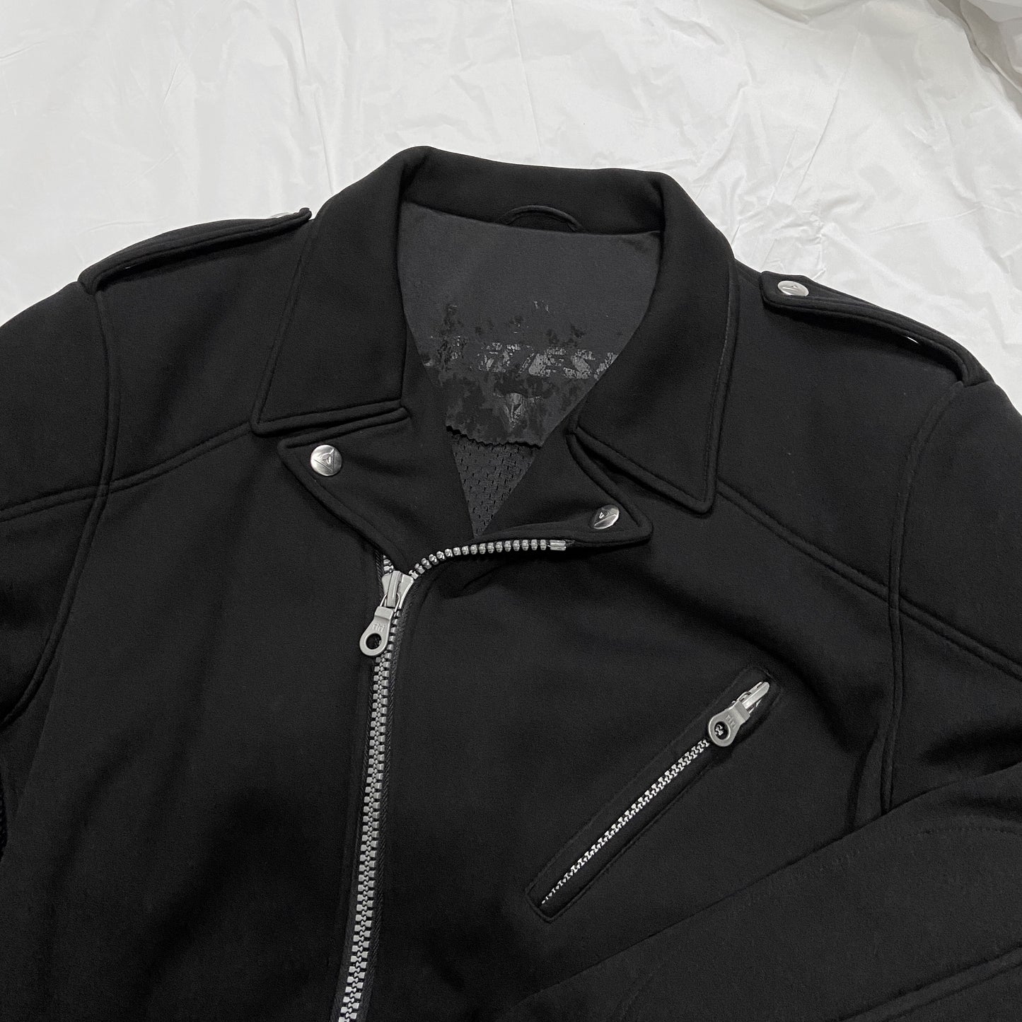 Yohji Yamamoto 2004 Daniese Polyester Biker Jacket