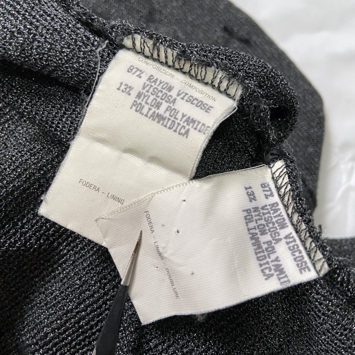 Gucci 1996 Tom Ford mesh knit metallic twinset tank and shirt M&L