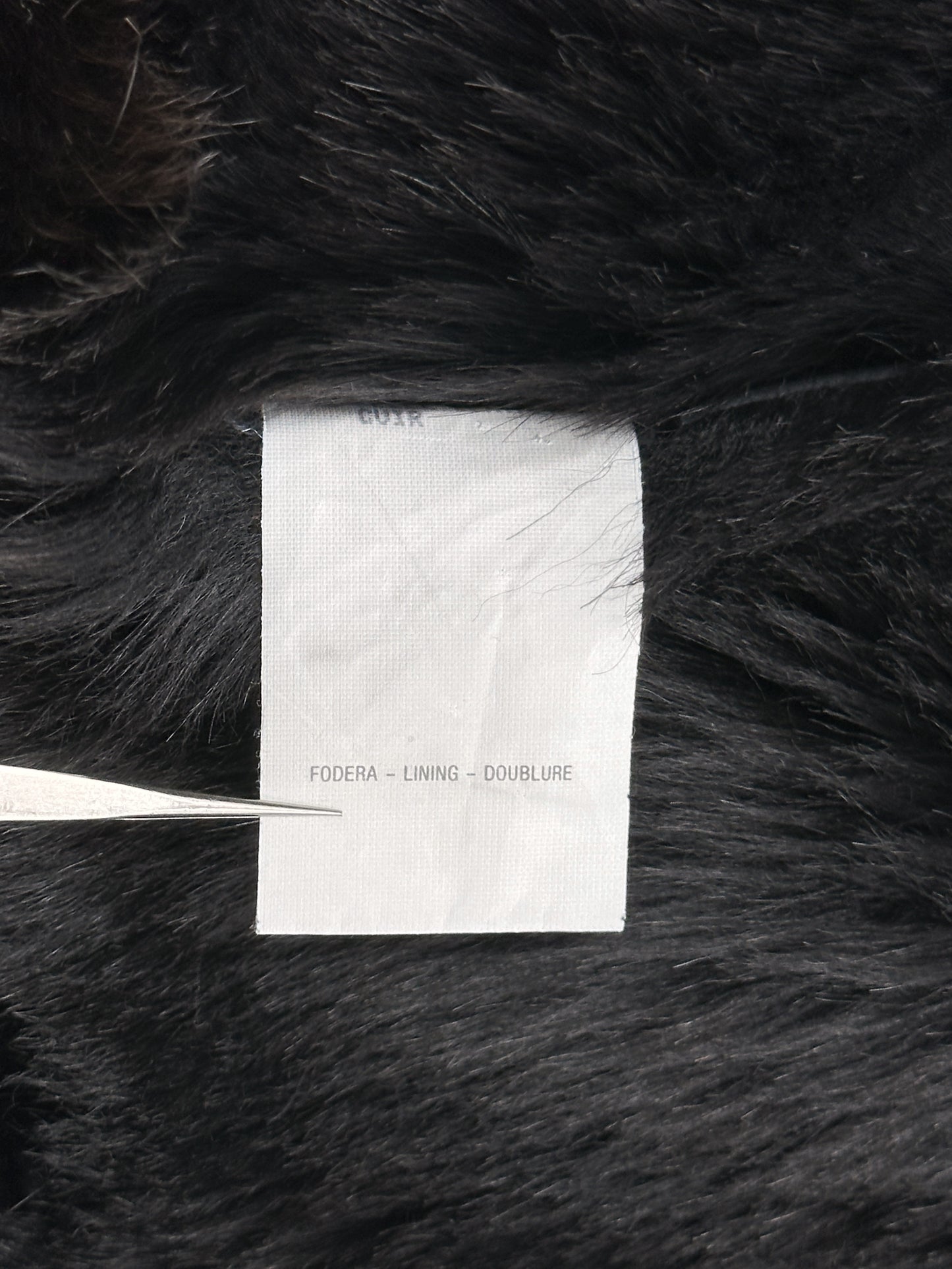 Gucci Fall 1996 Tom Ford Kate Moss Double-Breasted Long Shearling Coat 40