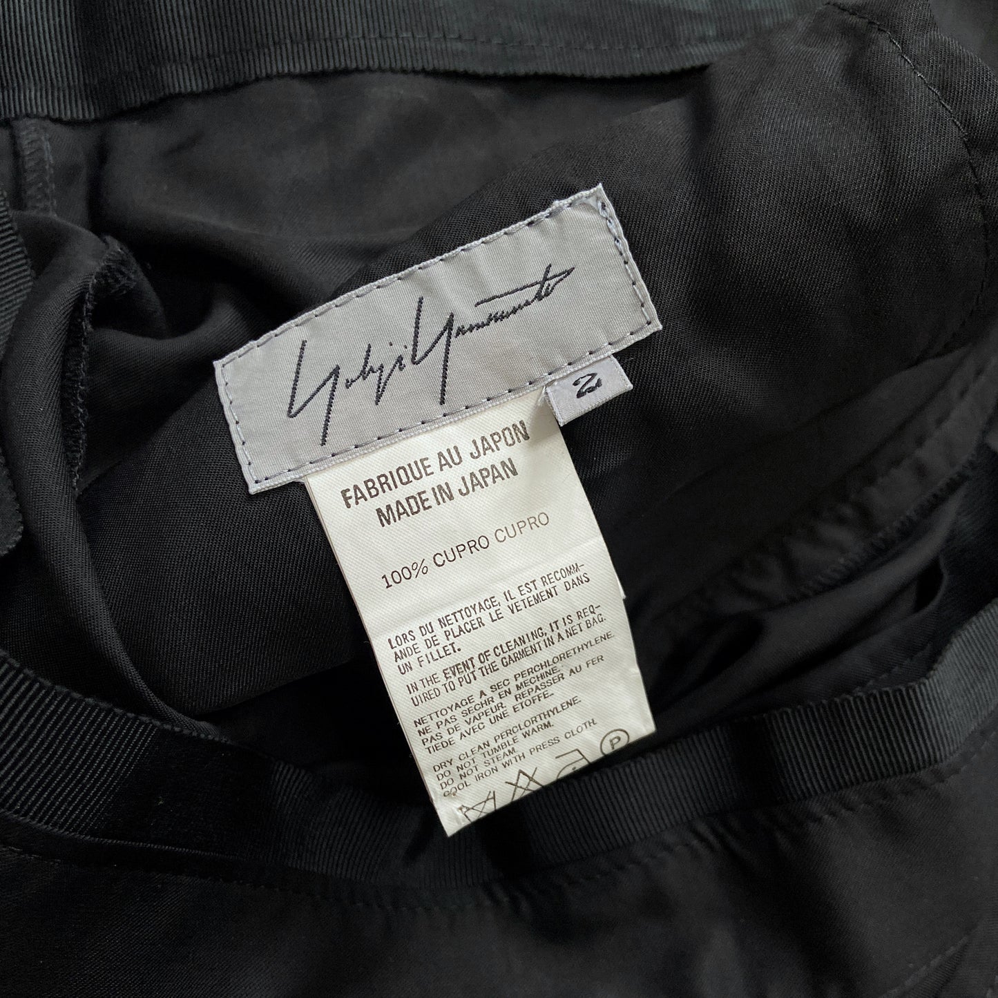 Yohji Yamamoto Spring 2004 Black Flared Pants 2