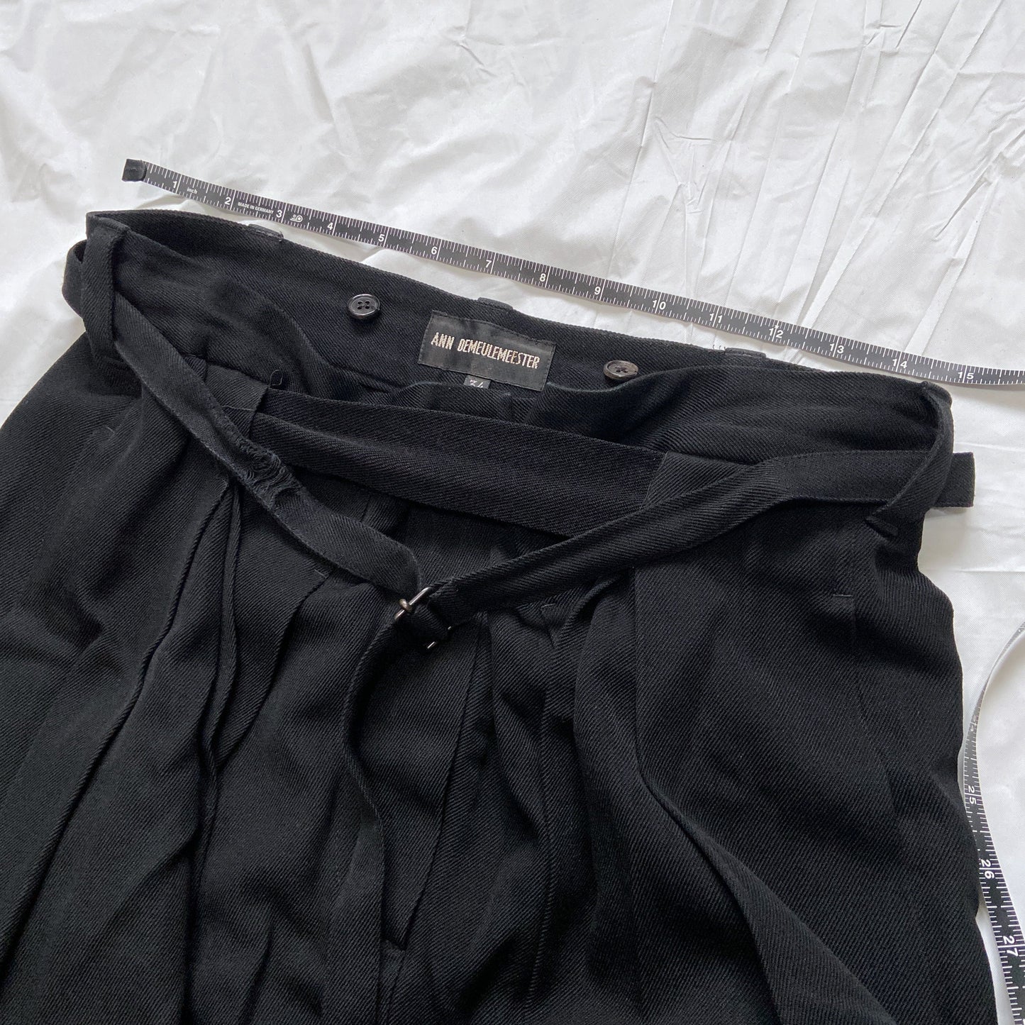 Ann Demeulemeester Fall 2010 Samurai Belted Wide Legged Pants 34