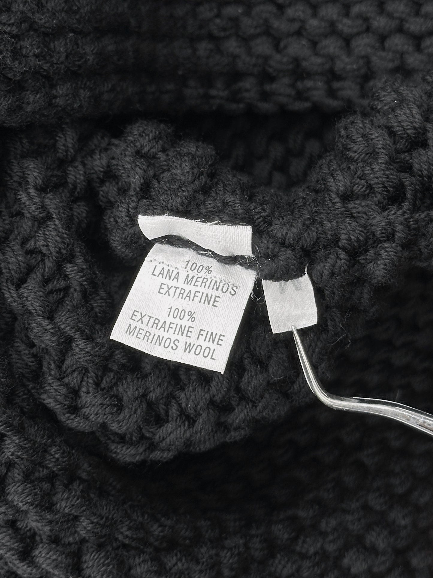 Gucci Fall 2001 Tom Ford Runway Heavyweight Oversized Slouchy Knit Wool Sweater M