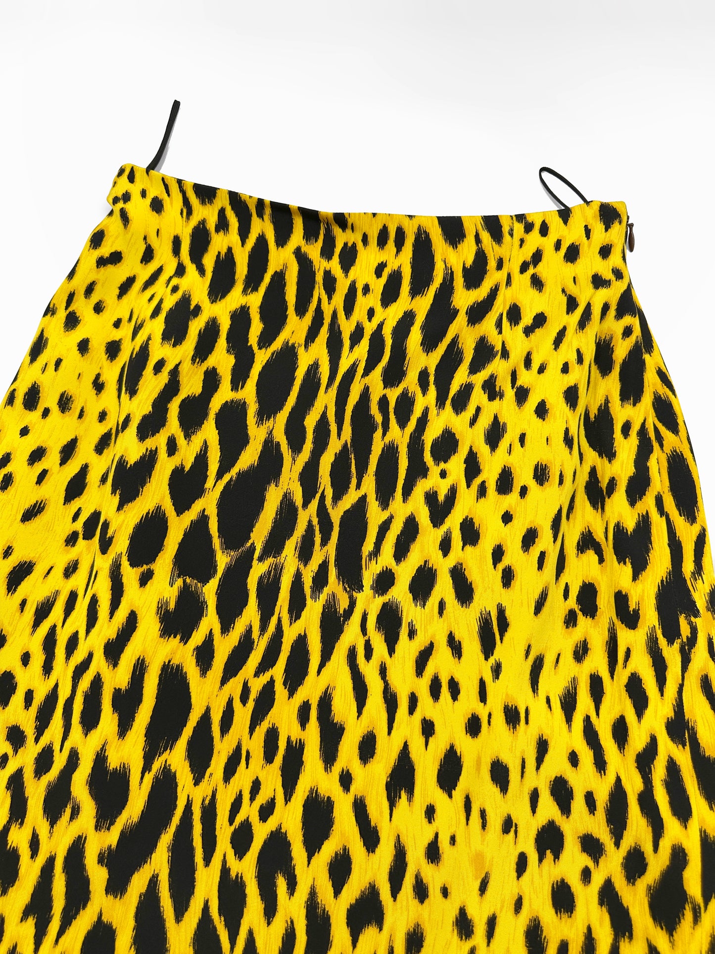 MONUMENTAL Gianni Versace Spring 1992 ANIMALIER Runway Leopard Print Silk Blazer Skirt Set 42