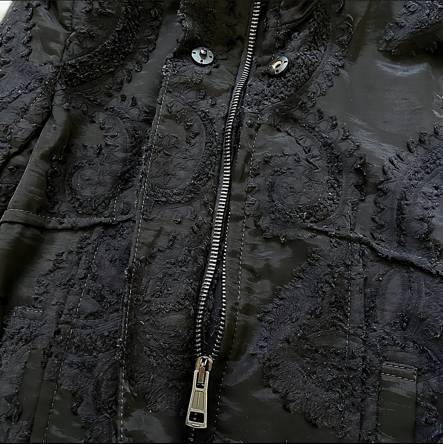 Ann Demeulemeester Fall 2014 Lace Embroidery Jacket 34