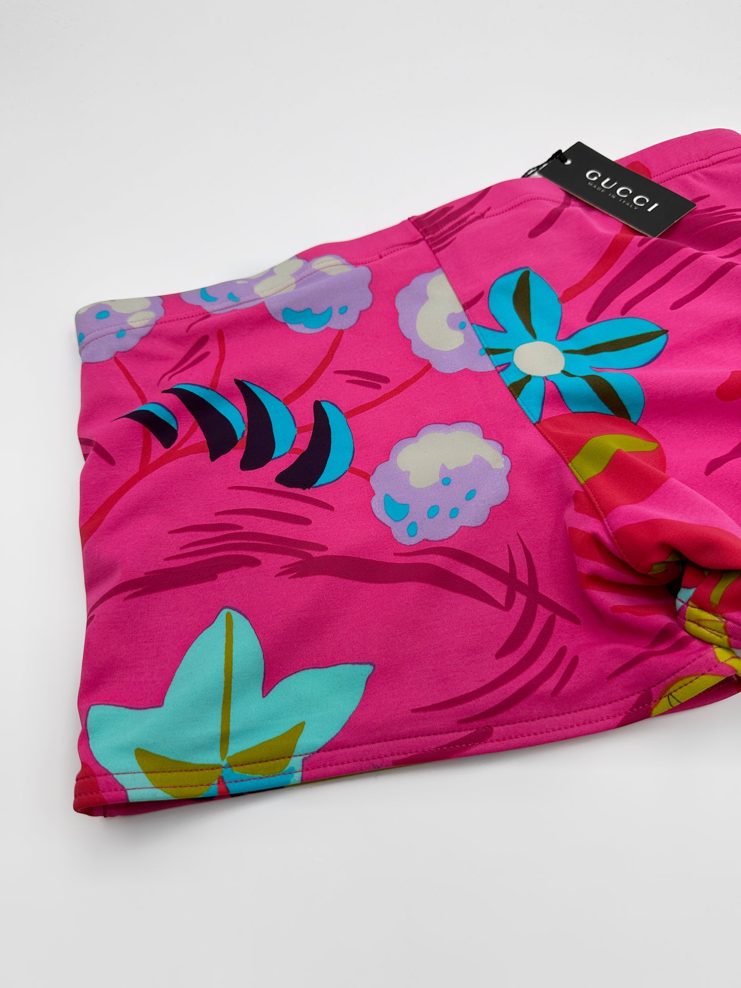 BWNT Gucci Spring 1999 Tom Ford Pink Floral Briefs S