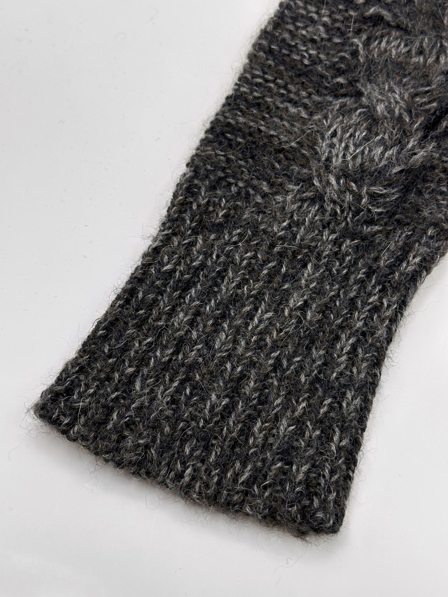 Ann Demeulemeester Fall 2010 Asymmetrical Alpaca Knit Long Cardigan