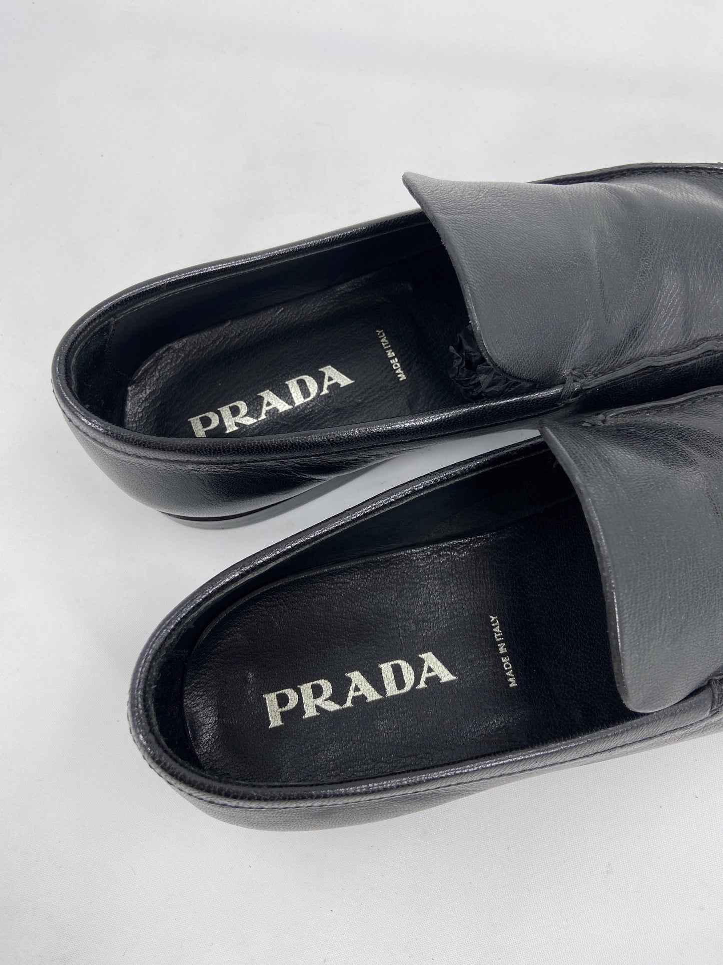 Prada Vintage Leather Loafers 41.5