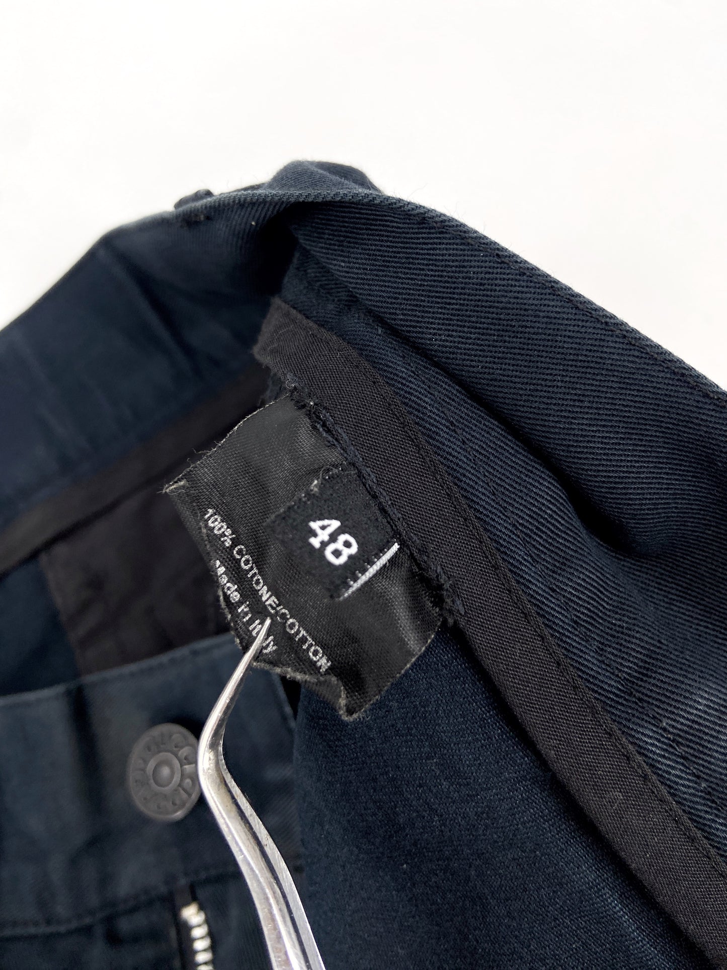 Gucci Spring 2002 Tom Ford Mens Navy Cargo Jeans Pants