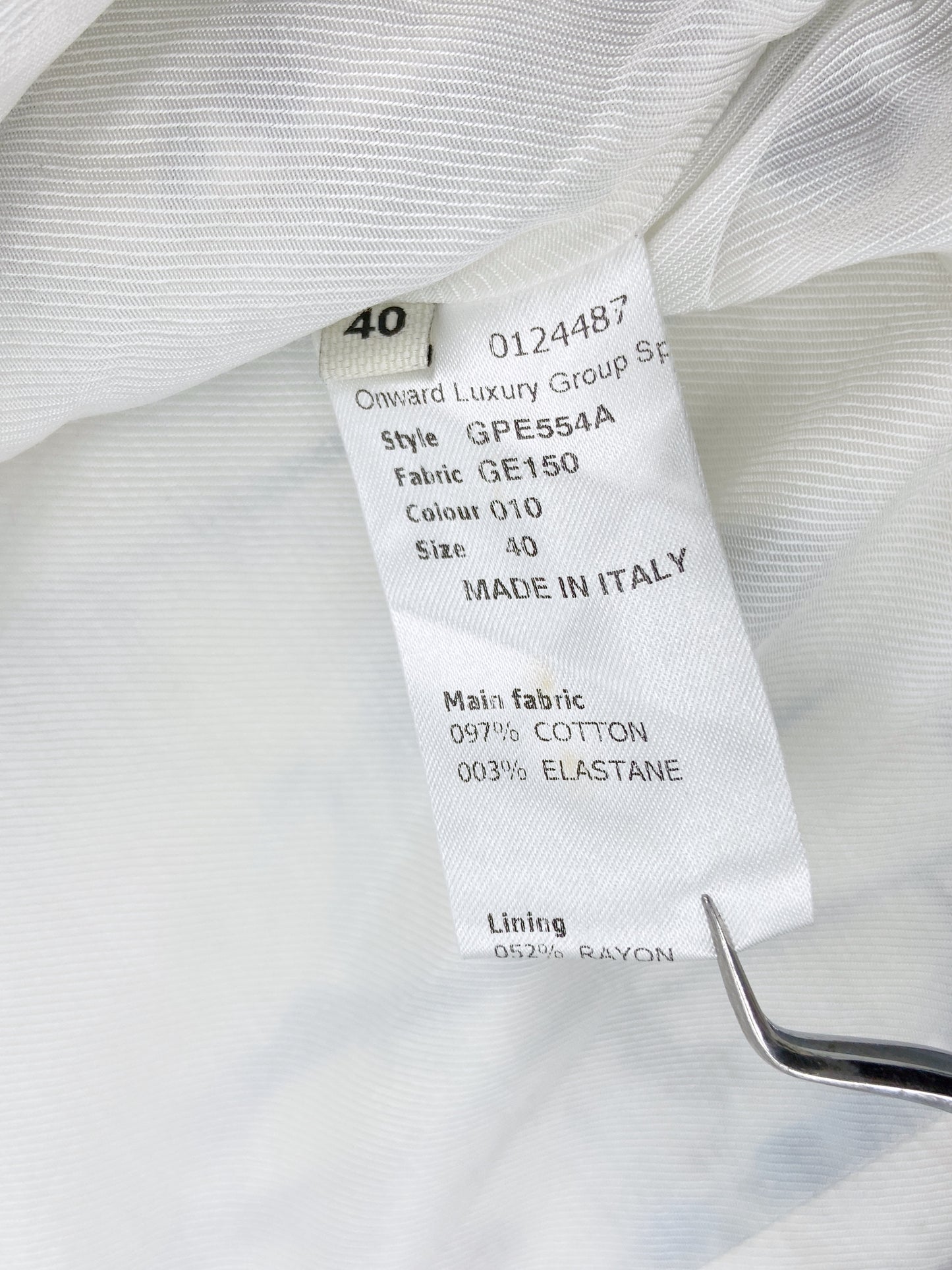 Jean Paul Gaultier Spring 2015 Blue Floral Cropped Bomber 40