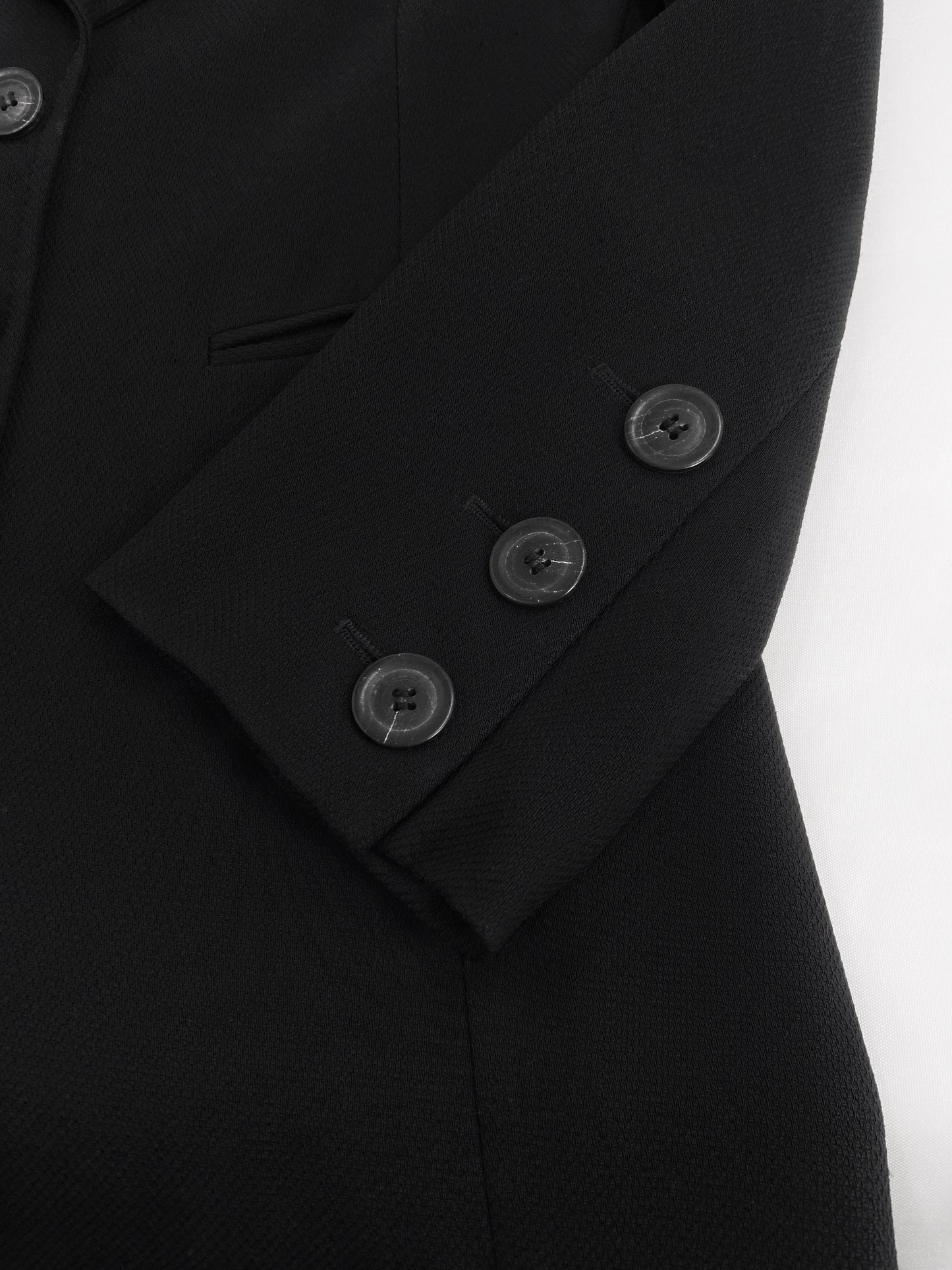 Ann Demeulemeester Fall 1995 Oversized Lapel Wool Blazer 38