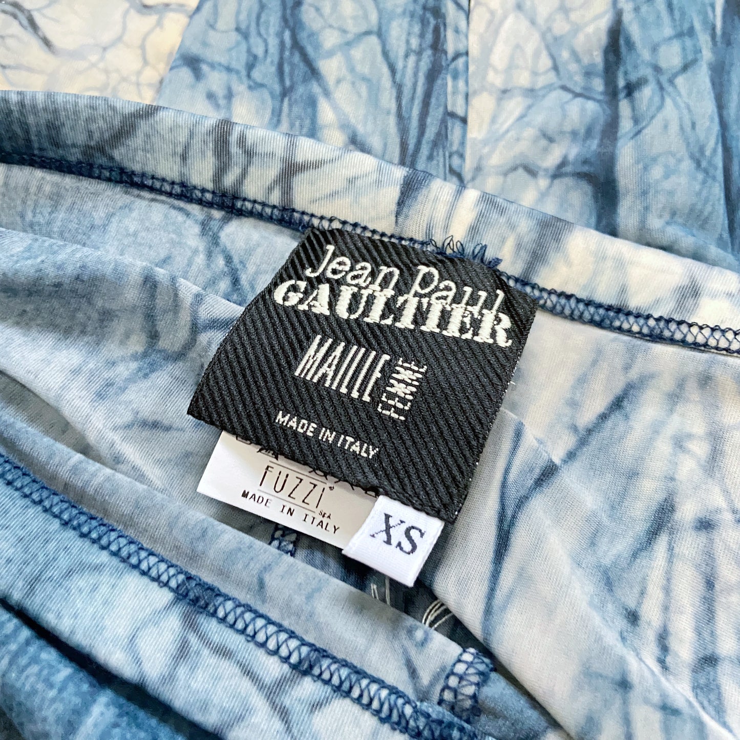 Jean Paul Gaultier spring 2010 trompe l’oeil muscle slashed mesh top tank tights leggings set