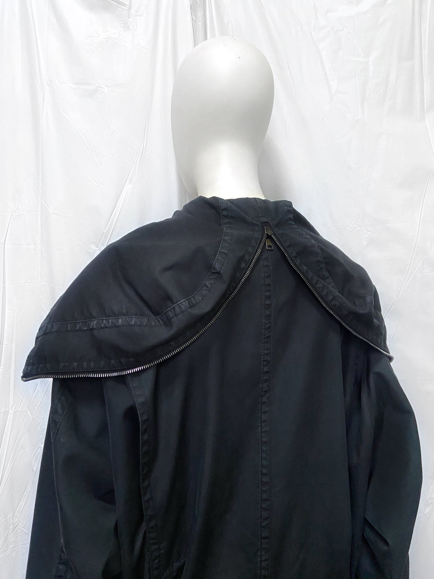Gucci Spring 2002 Tom Ford Men’s Technical Military N-2B Navy Parka Coat Jacket 48
