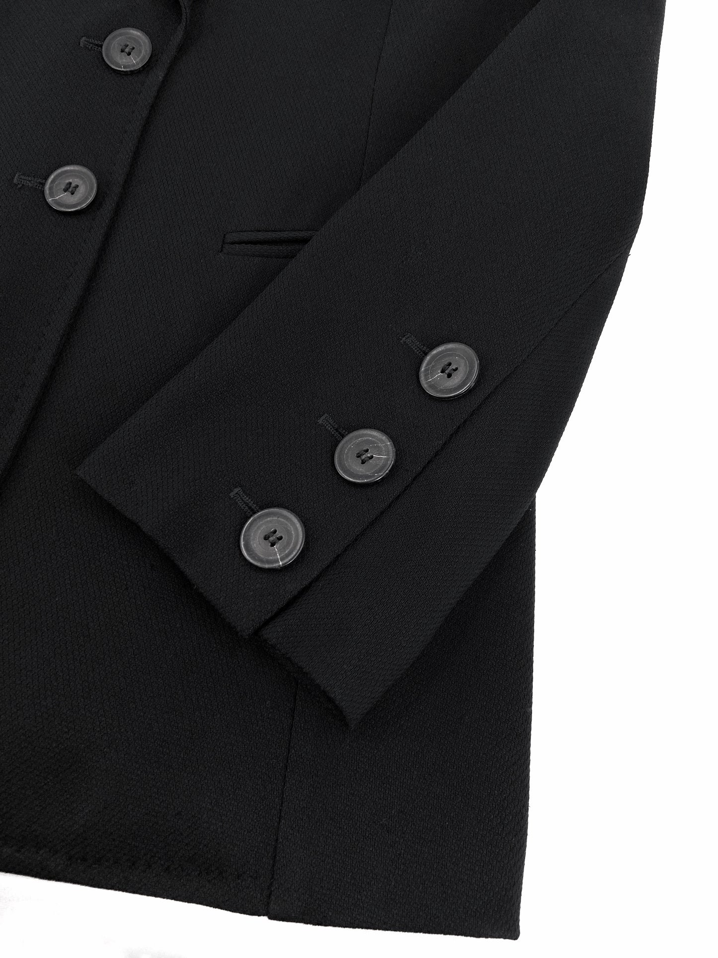 Ann Demeulemeester Fall 1995 Oversized Lapel Wool Blazer 38