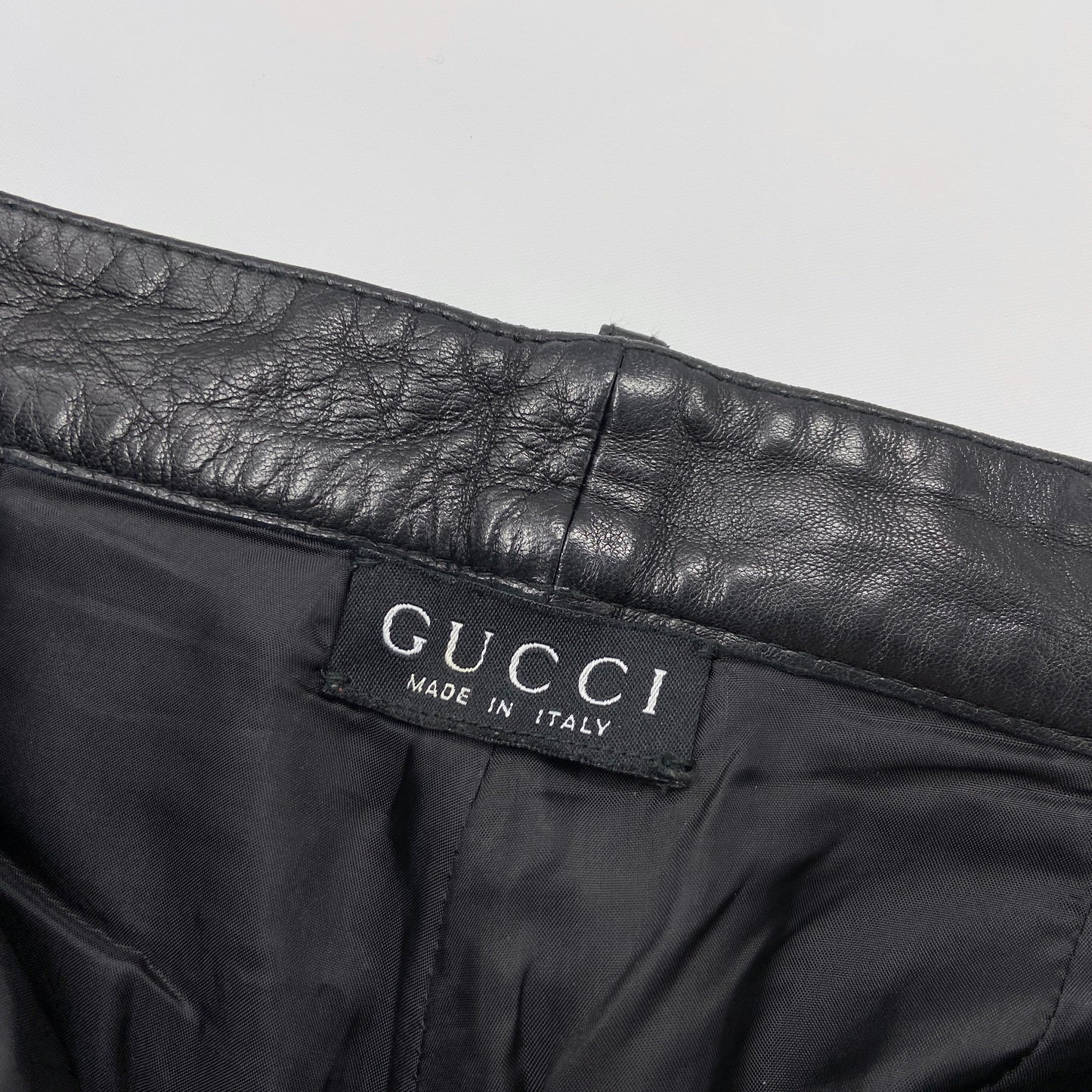 Gucci Fall 1996 Tom Ford Iconic Campaign Runway Leather Pants