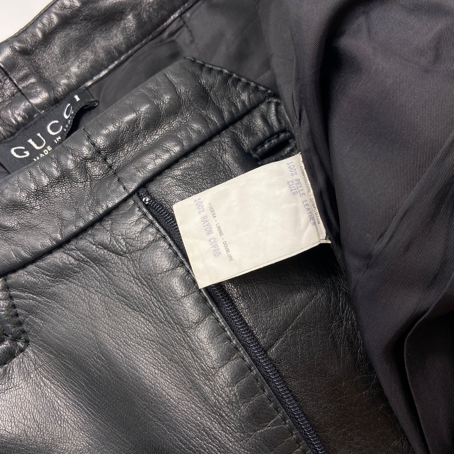 Gucci Fall 1996 Tom Ford Iconic Campaign Runway Leather Pants