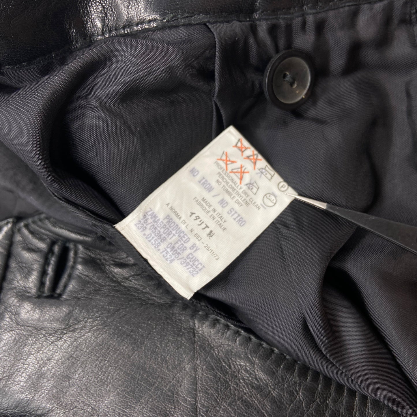 Gucci Fall 1996 Tom Ford Iconic Campaign Runway Leather Pants