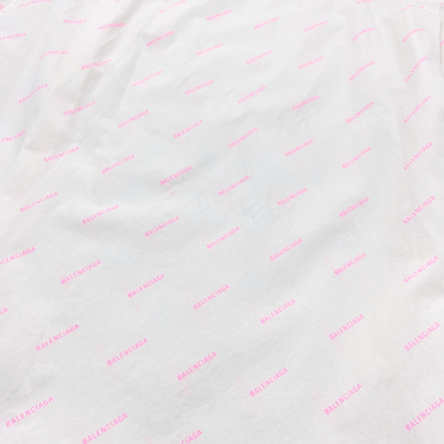 Balenciaga 2020 Demna Logo All-over Oversized Double-Back Shirt