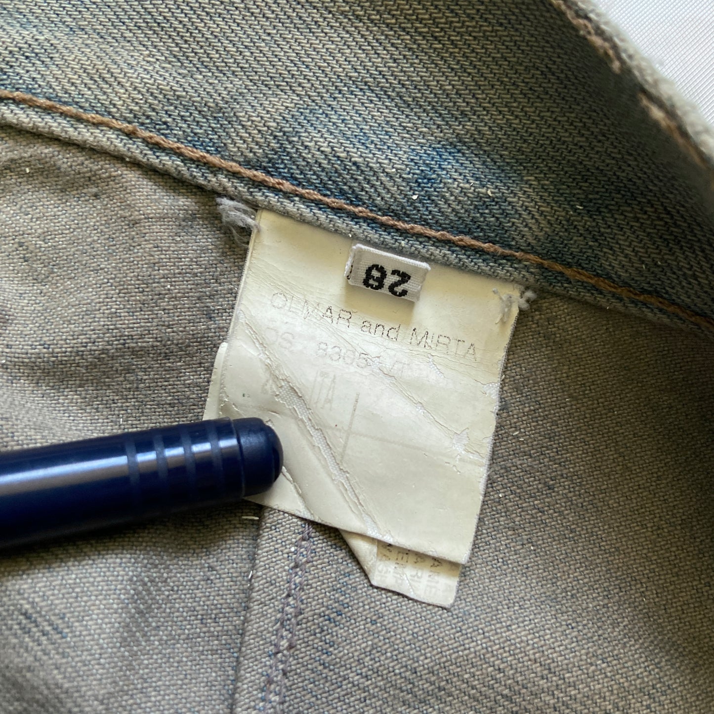 Rick Owens 2006 DRKSHDW Early Archive Spiral Cut Denim Jeans