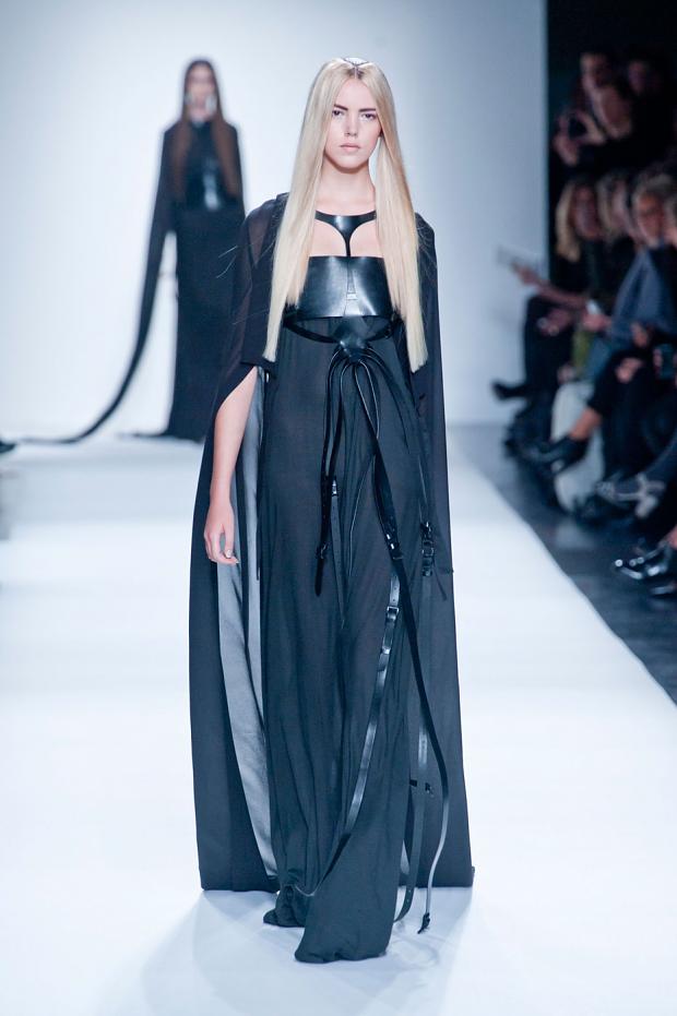 Ann Demeulemeester Spring 2013 Leather Bondage Harness