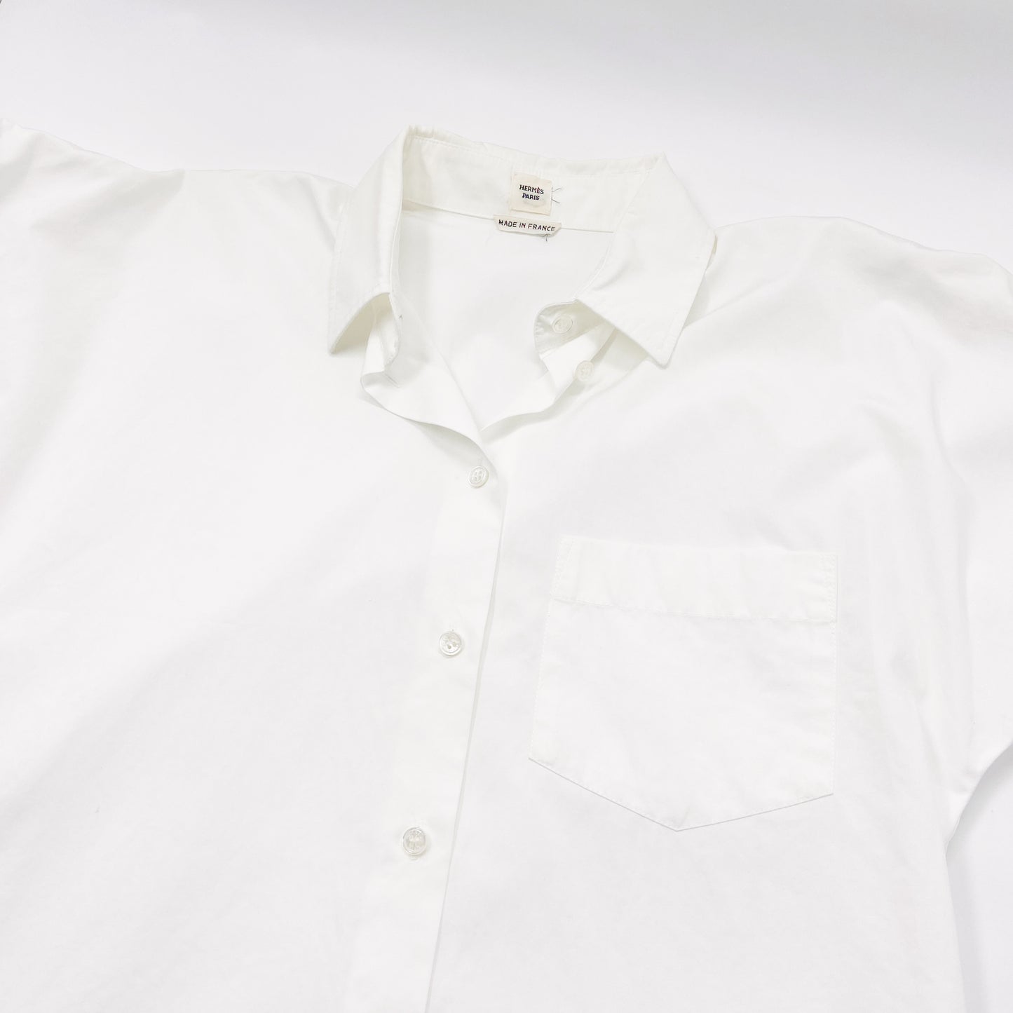 Hermès Gaultier Wide Sleeve Tie Shirt