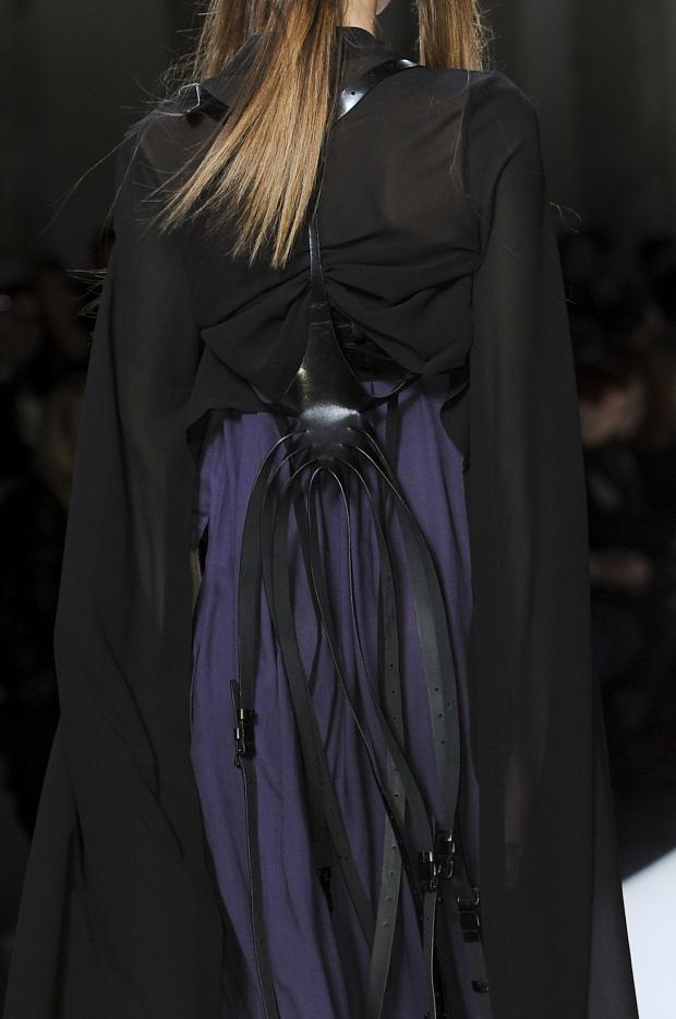Ann Demeulemeester Spring 2013 Leather Bondage Harness
