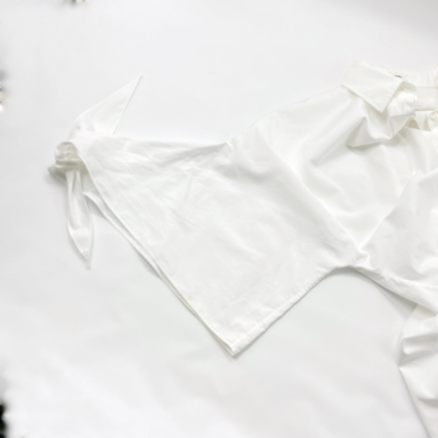 Hermès Gaultier Wide Sleeve Tie Shirt