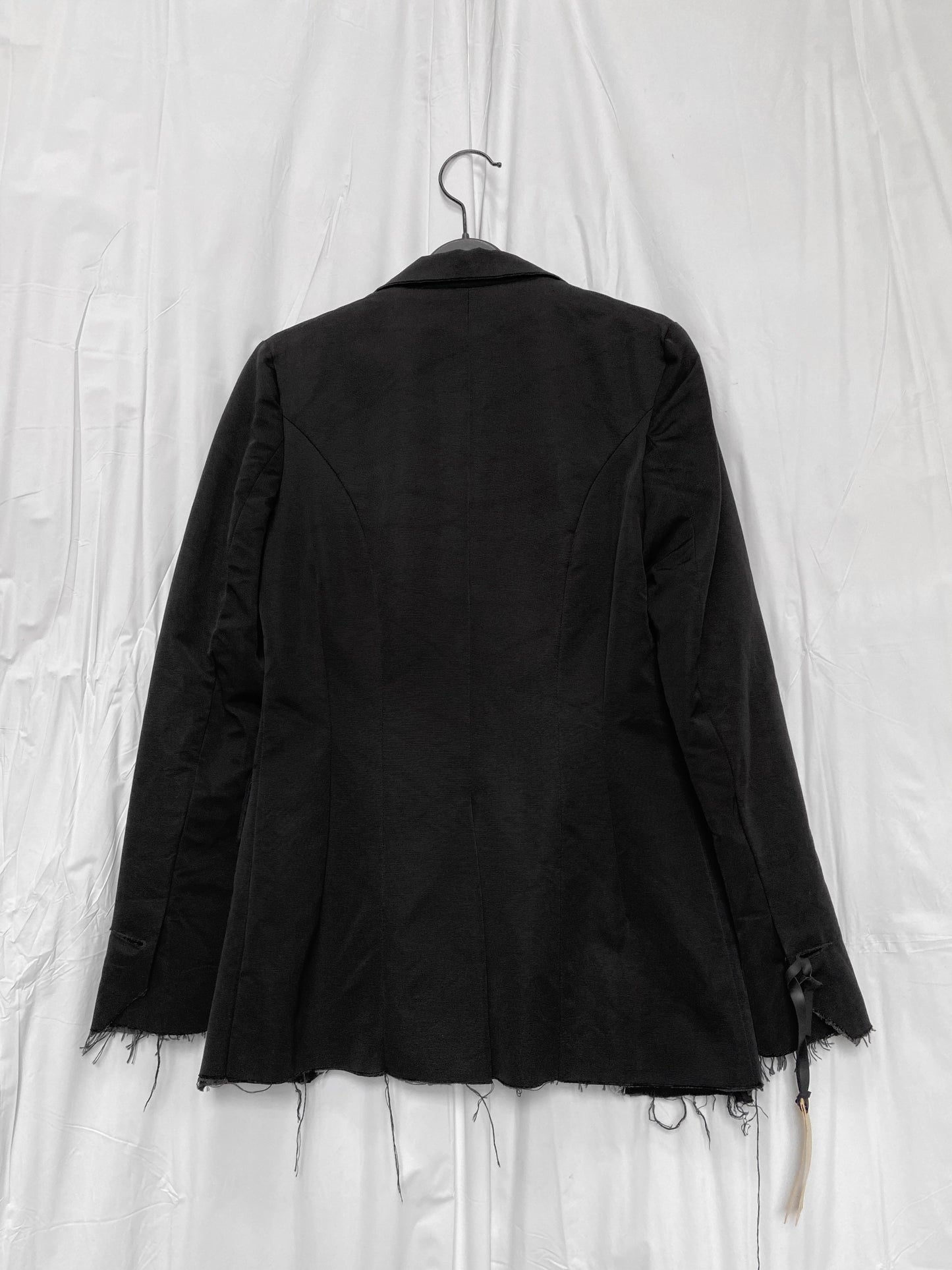 BWNT Elena Dawson 2014 Black Classic Silk Blazer XS