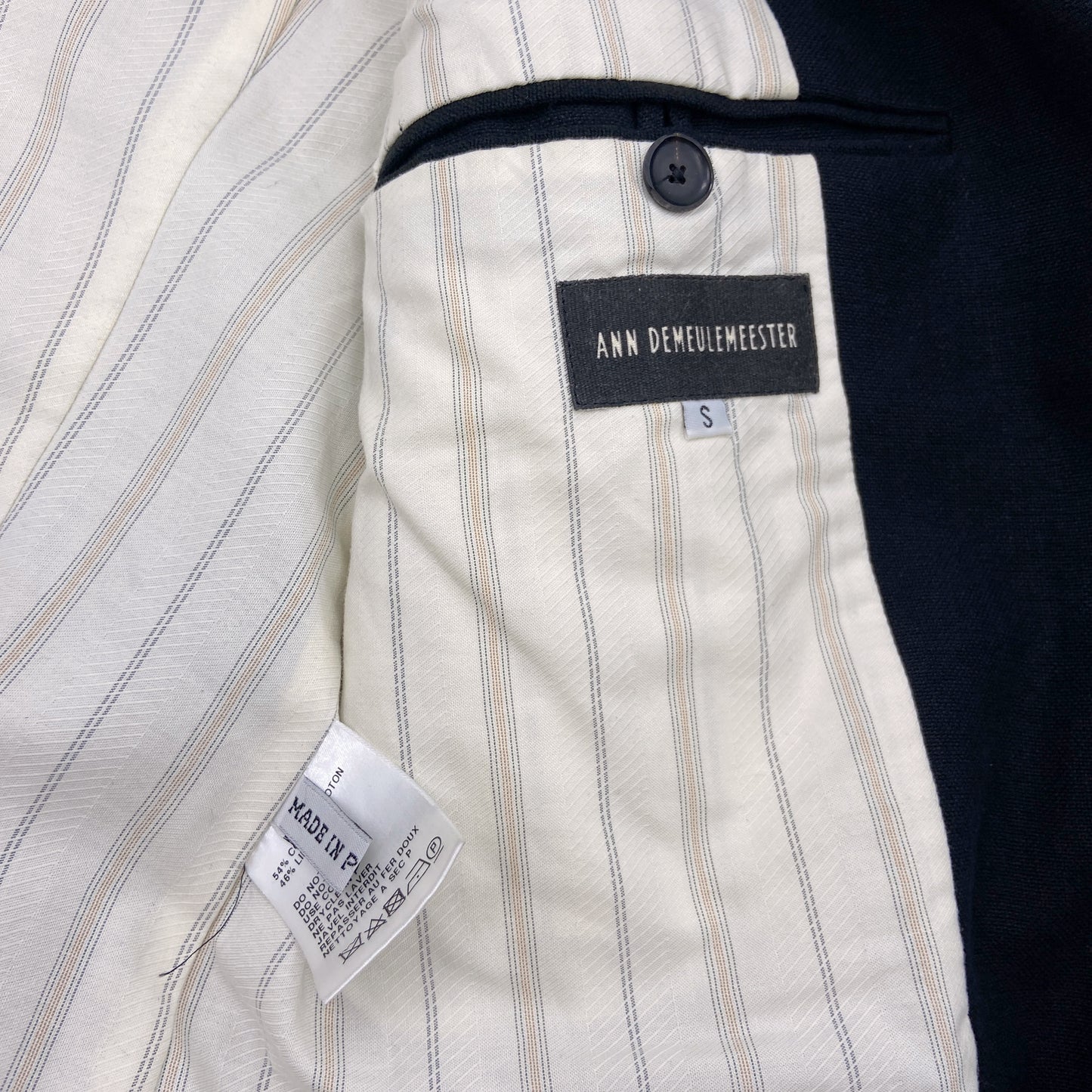 Ann Demeulemeester Spring 2012 Elongated Blazer