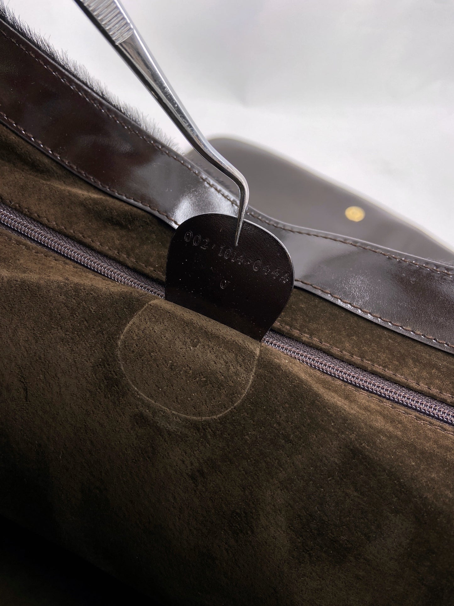 Gucci Fall 1996 Tom Ford Gold Horsebit Brown Pony Hair Shoulder Bag