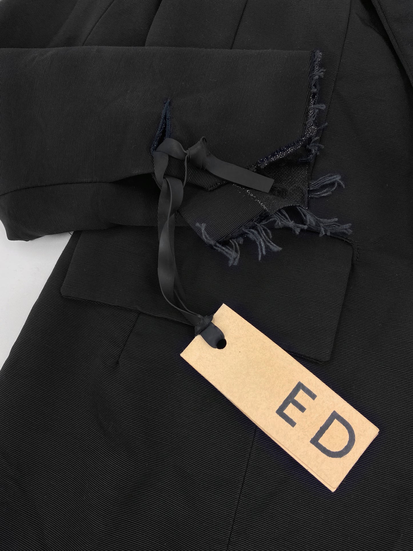 BWNT Elena Dawson 2014 Black Classic Silk Blazer XS