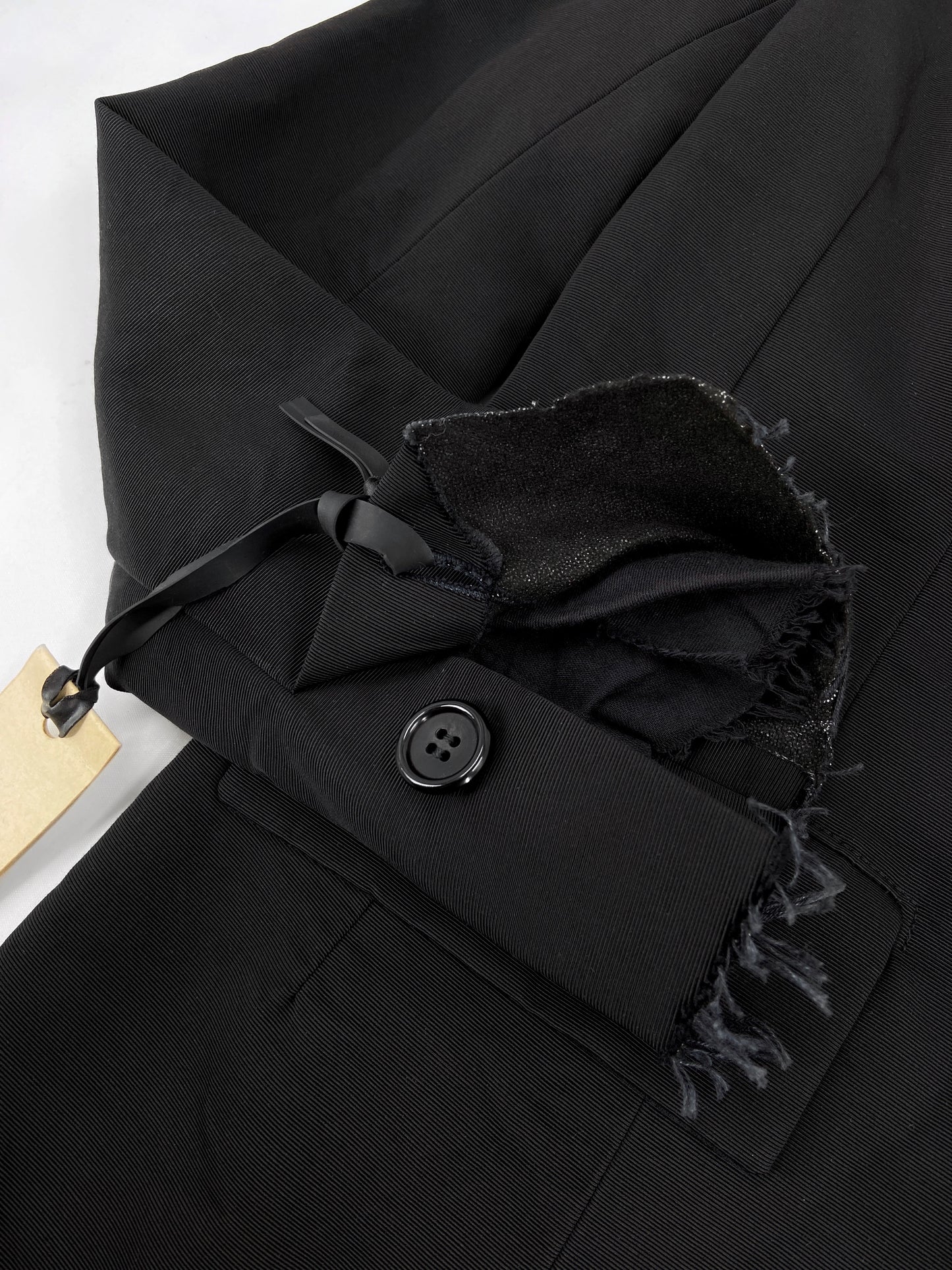 BWNT Elena Dawson 2014 Black Classic Silk Blazer XS