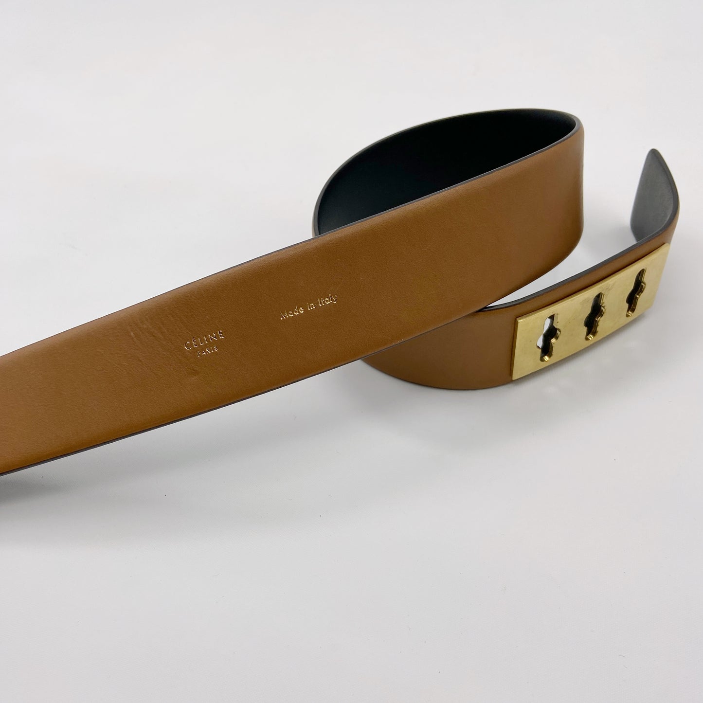 Céline 2012 Phoebe Philo Brown Chain Link Belt M