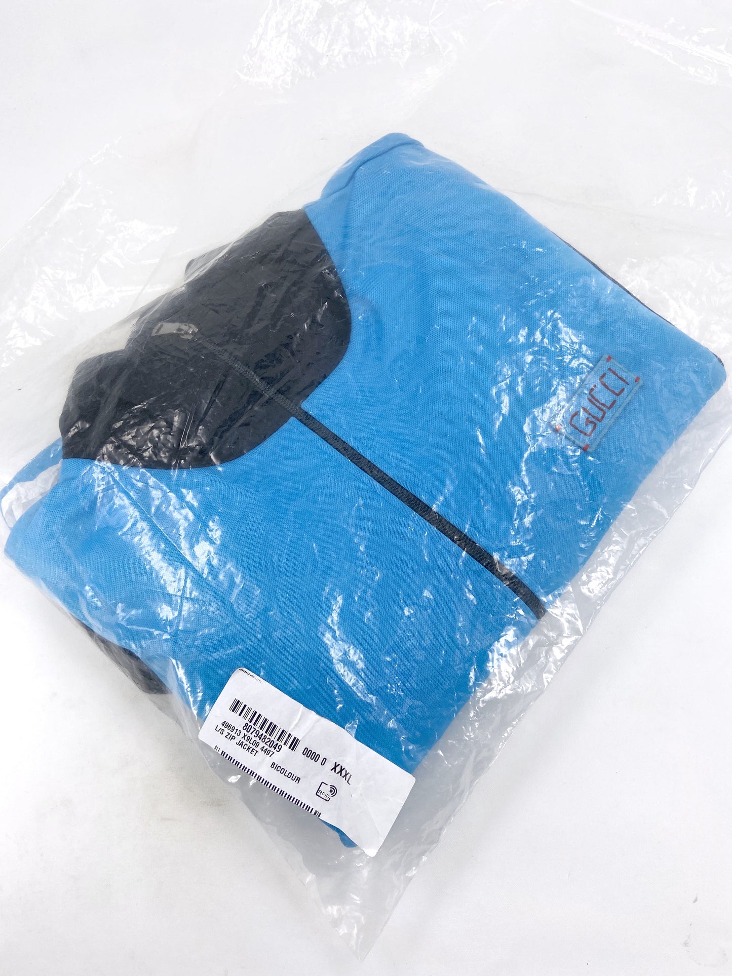 BWNT Gucci Resort 2018 Alessandro Michele Tiger Embroidery Blue Track Jacket XXXL